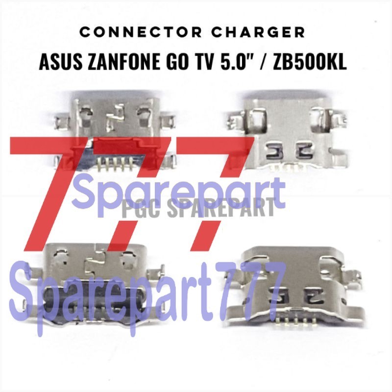 Connector Charger Asus Zanfone Go Tv 5.0 Inch - ZB500KL Konektor Cas - Sparepart777