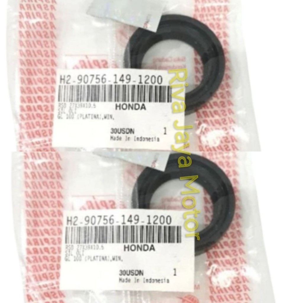 2pcs Seal Shock Depan GL 100 Win Satria 2 Tak Tornado Cb100 Original Aspira Astra Otoparts Sil As Sh