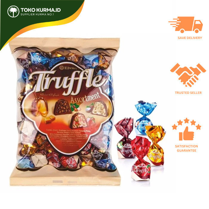 

Cokelat Truffle | Cokelat Turki Kemasan 500 gr bisa untuk Hampers | Aneka Coklat Pilihan Oleh-Oleh Haji dan Umroh- Toko Kurma ID