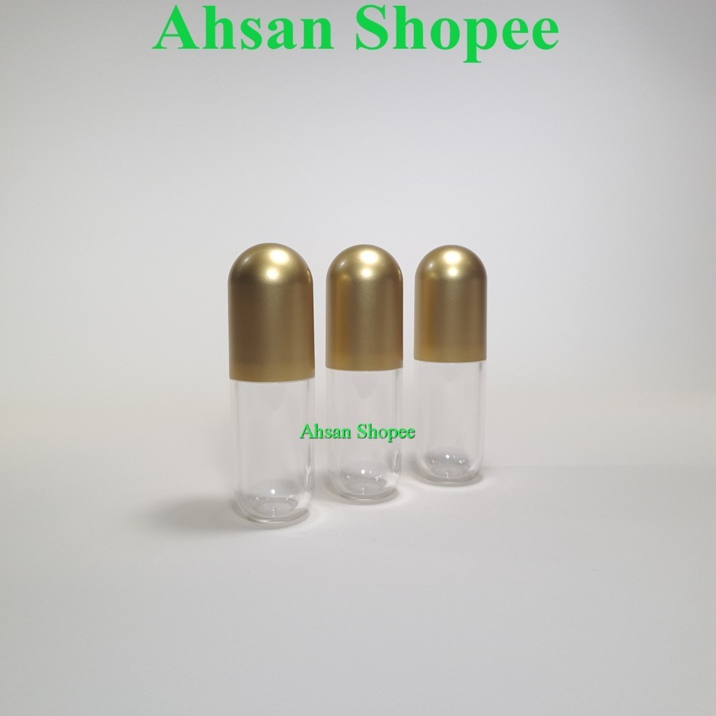Botol Kapsul 60 ml / Botol Acrilic / Botol Pet Obat / Botol Bentuk Kapsul / Botol Obat Bentuk Kapsul