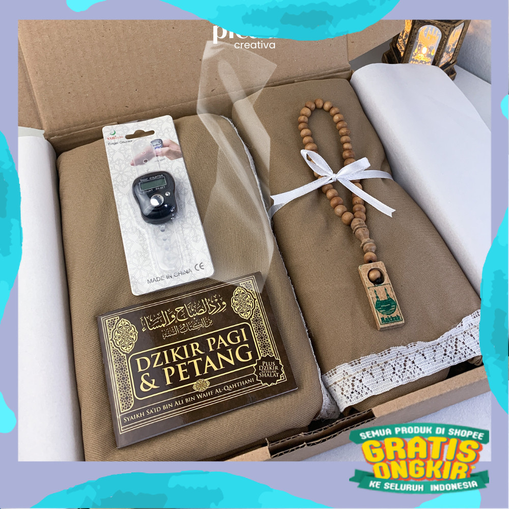 

Hampers Mukena - Kado Gift Box Hadiah Wisuda Ulang Tahun Ibu Istri Cewek Seperangkat Alat Sholat Premium Mahar Paket Seserahan/ kuning coklat abu ungu sage