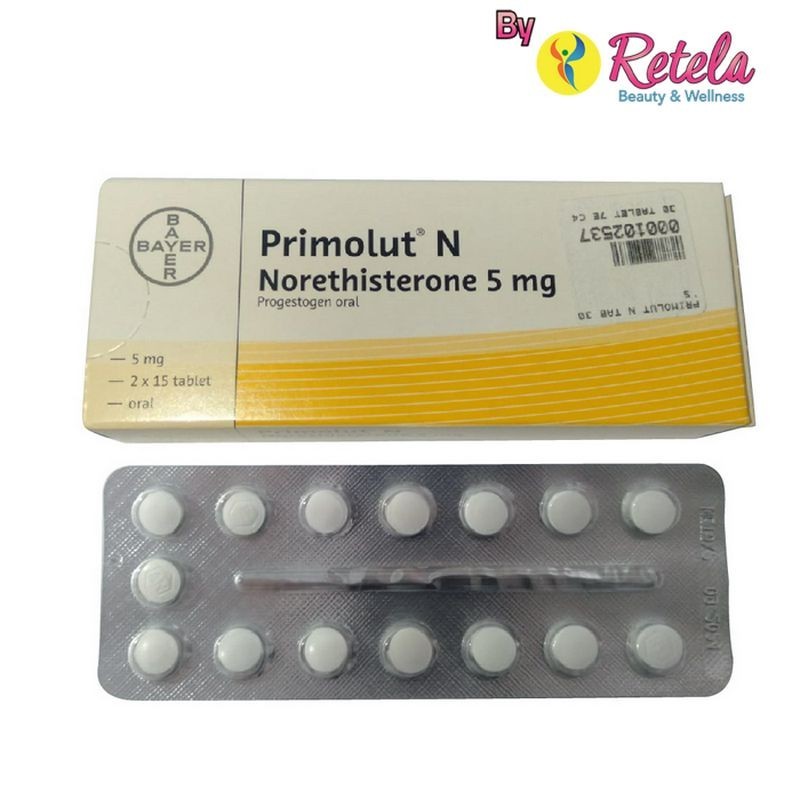 Primolut N 5 mg Isi 15 Tablet / Norethisterone