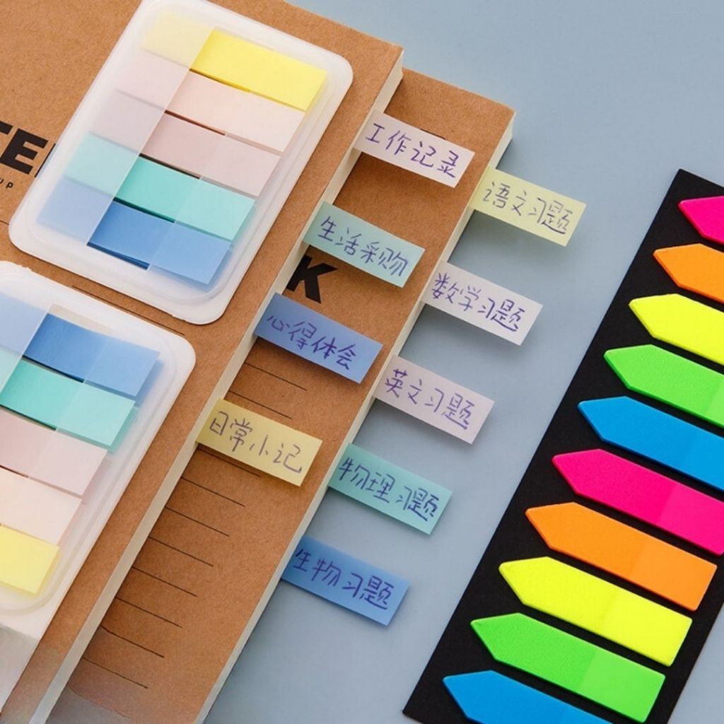 

JB - (100 Lembar) Sticky Notes Sticker Indeks Label Tempel Sekolah Kantor SN8001