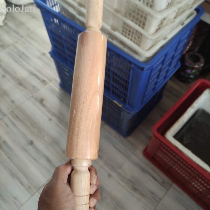 

Rolling pin kayu mahoni / penggiling adonan / penggilas adonan Mahoni murah