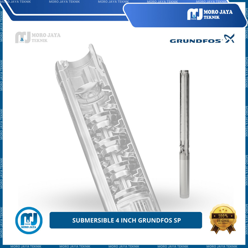 Submersible 4 Inch Grundfos SP 5A-17 Oil Filled