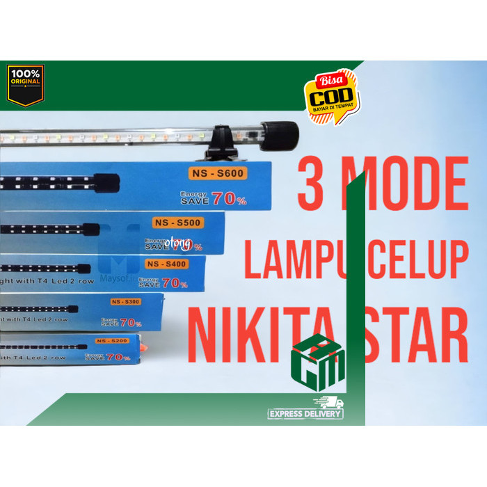 NS 500 NS500 3 MODE NIKITA STAR Lampu Led Celup Aquarium