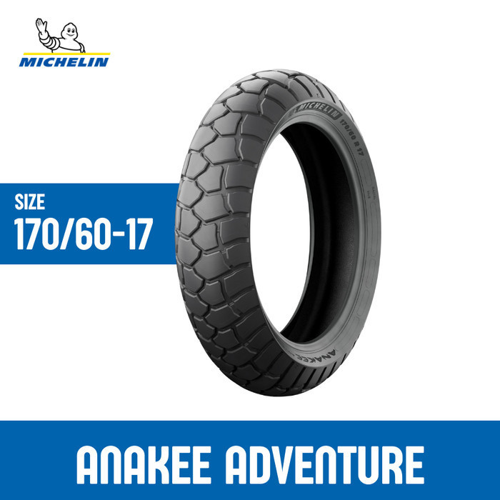 Ban Motor Michelin Anakee Adventure 170/60 Ring 17 - Ban Motor Tubles