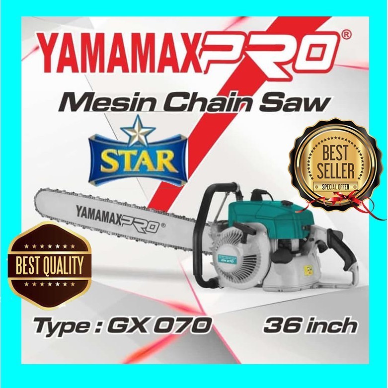 PROMO SALE SPESIAL Mesin gergaji kayu 36 inch Chain saw YAMAMAX Pro GX 070