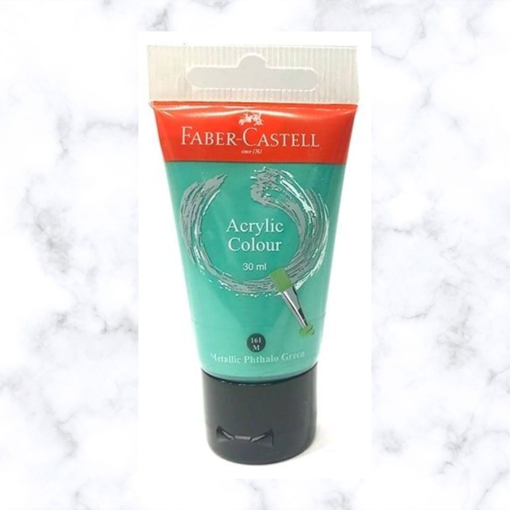 

Gramedia Jambi - FABER-CASTELL ACRYLIC COLOUR 30 ML METALLIC PTHALO GREEN