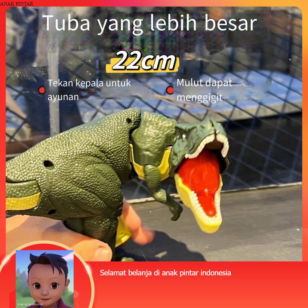 Mainan Anak Tembakan Dinosaurus tekan mainan viral dinosaurus anak tekan dinosaurus mainan dinosauru