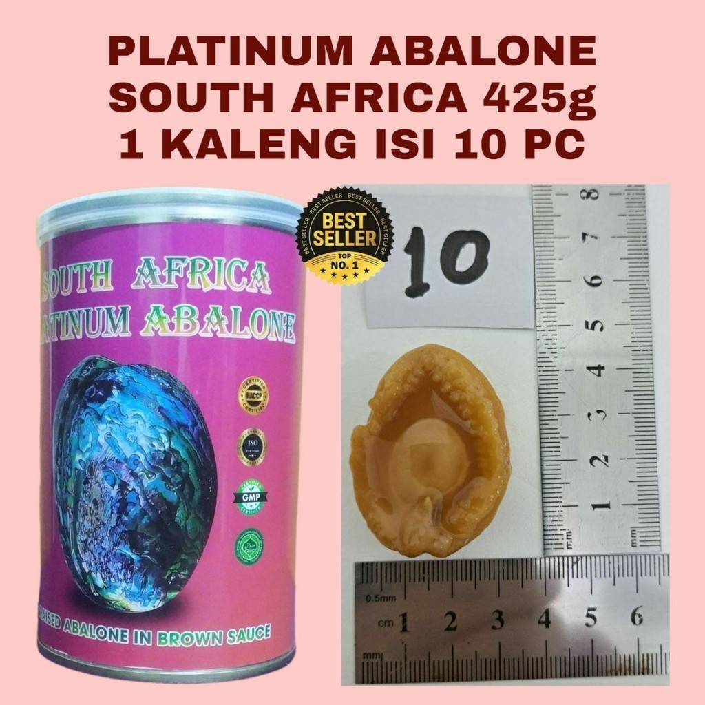 

ABALONE KALENG SOUTH AFRICA PLATINUM ABALONE BRAISED IN BROWN SAUCE ISI 10 PC HTB