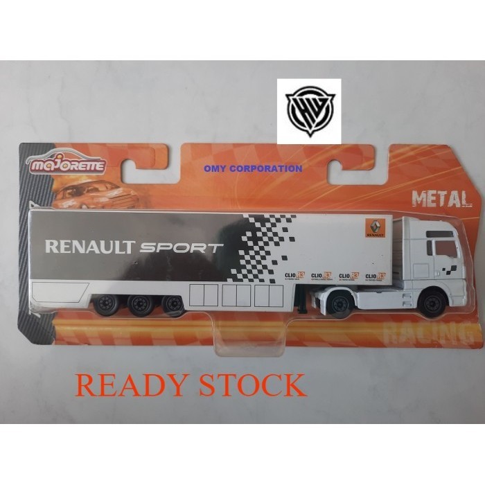 Majorette Racing Trucks Truk Truck Transporter MAN TGX Renault Sport