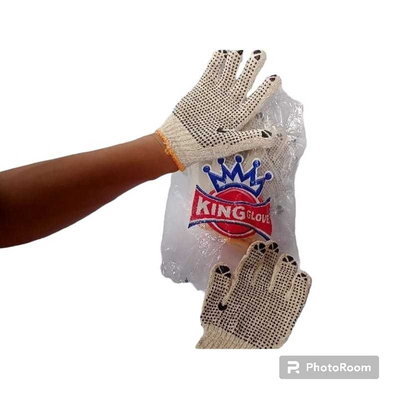 Sarung Tangan Safety Bintik / Sarung Tangan Kerja Polkadot