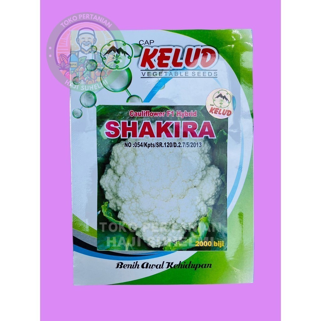 Benih bunga kol SHAKIRA isi 10gr dari cap KELUD