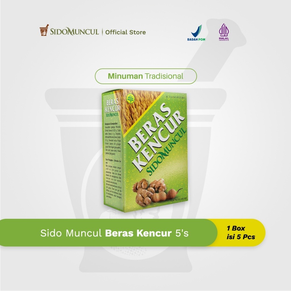 

Sido Muncul Beras Kencur 5's - Minuman Tradisional Kesehatan