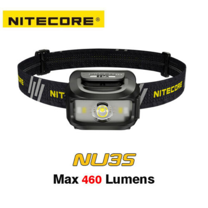 NITECORE Headlamp Senter Kepala LED Super Terang Rechargeable