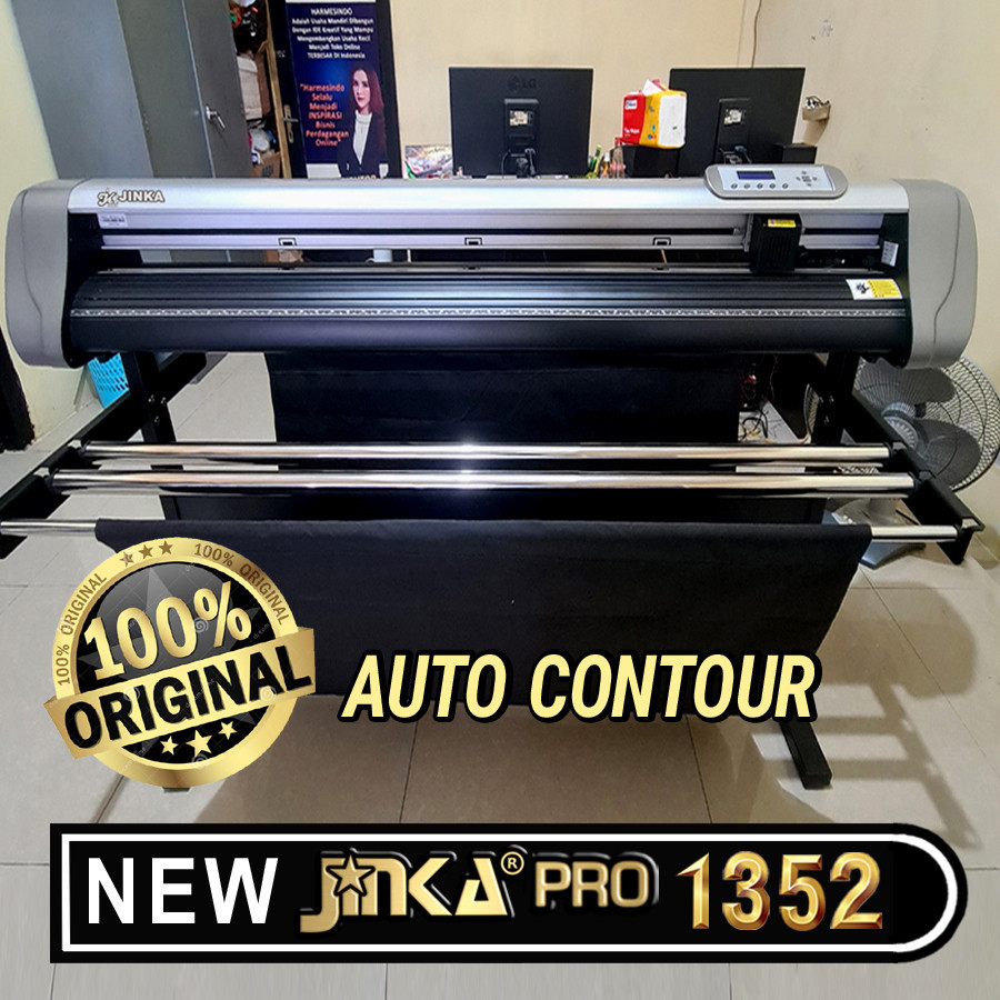 Mesin Cutting Sticker JINKA PRO 1352 Auto Contour / Printer Cetak Stiker Vinyl dan Polyflex / Alat P