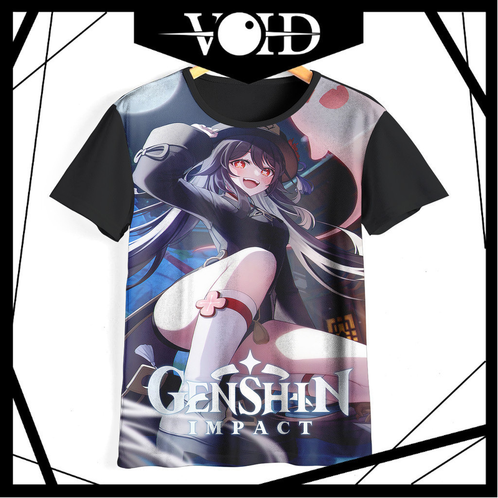 Kaos Genshin Impact Keren dan Adem | Kaos Hu Tao Genshin Impact | 02HTGI Hu Tao Genshin Impact