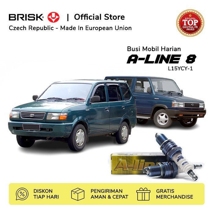 Busi Mobil Toyota Kijang Kapsul Super BRISK Aline 8