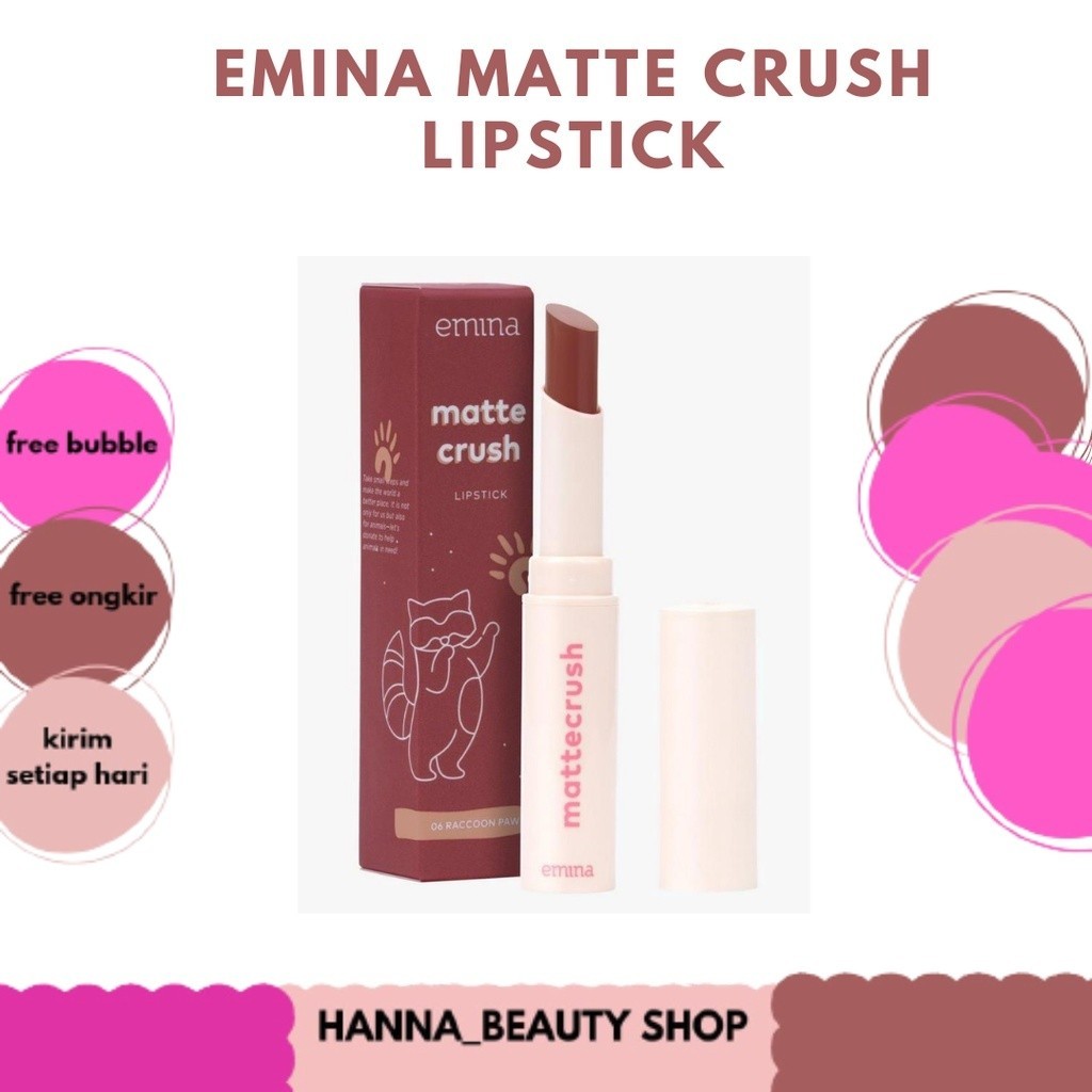 EMINA MATTE CRUSH LIPSTICK