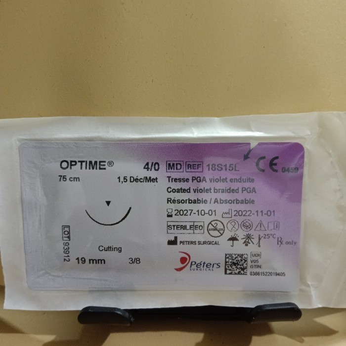 OPTIME 4/0 Cuting (PGA ABSORBABLE)