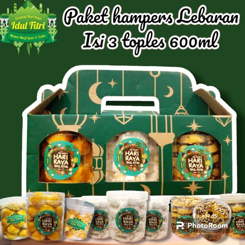 

DISKON paket nastar premium wisman isi 3 toples 600ml