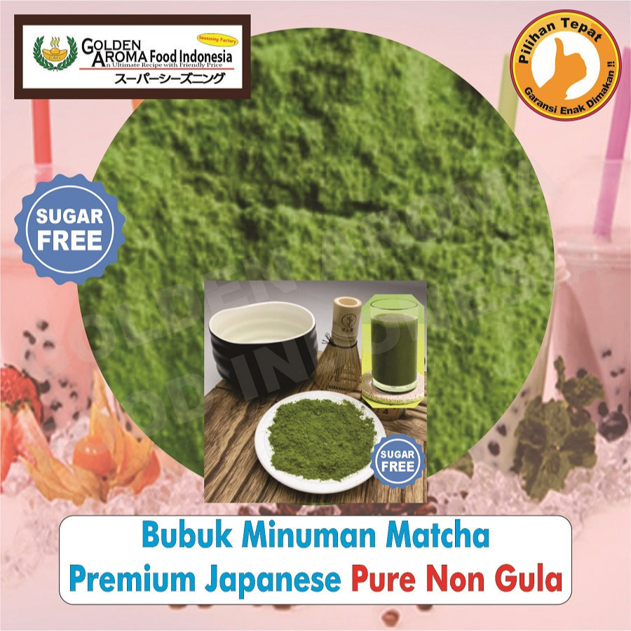 

Bubuk Minuman Rasa Matcha Premium Japanese Tanpa Gula 70gr Serbuk Matcha 70 gr Drinking Powder Impor