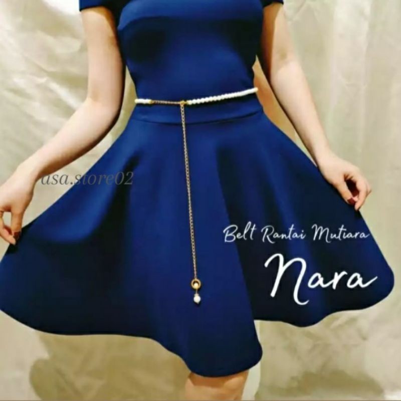 BEST SELLER - IKAT PINGGANG WANITA MUTIARA NARA-BELT MUTIARA IKAT PINGGANG UNTUK DRESS **