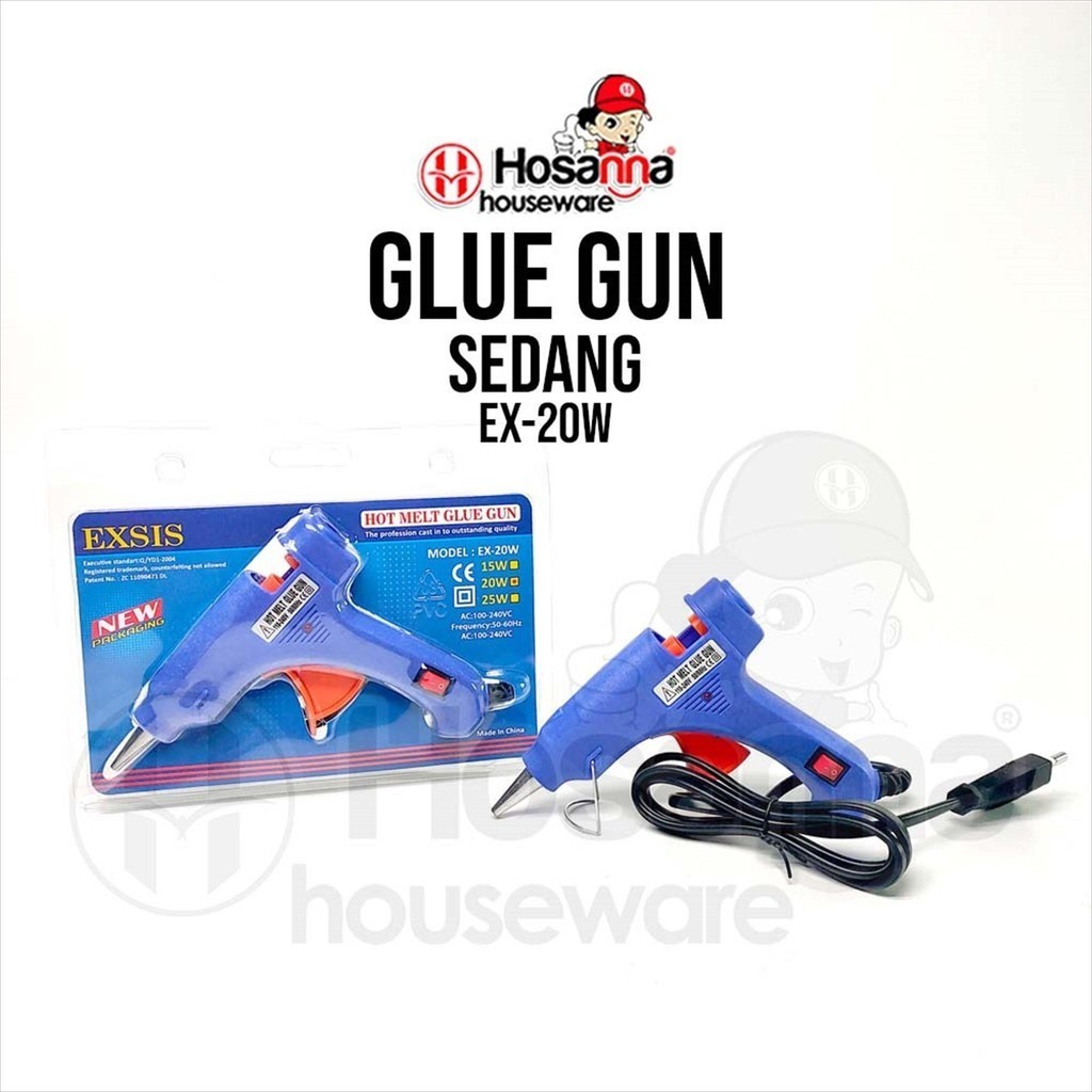 

Glue Gun ON OFF EX-20W / Alat Lem Tembak Kecil
