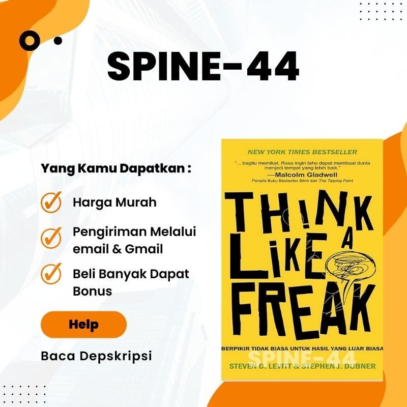 

Think Like a Freak Berpikir Tidak Biasa Untuk Hasil Luar Biasa