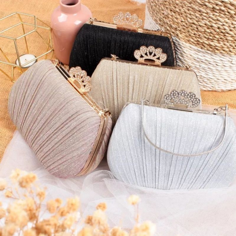 Tas spesial lebaran- TAS PESTA KONDANGAN WANITA DOMPET CLUTCH HANDBAG HAND BAG SHOULDER TENTENG JINJ