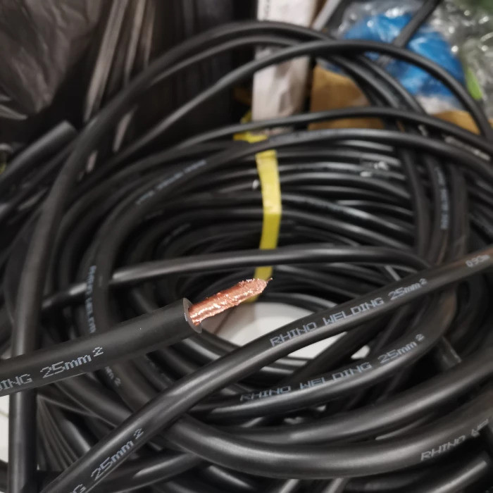 Kabel Las RHINO 25 mm Hitam Original Kabel Las Listrik Meteran