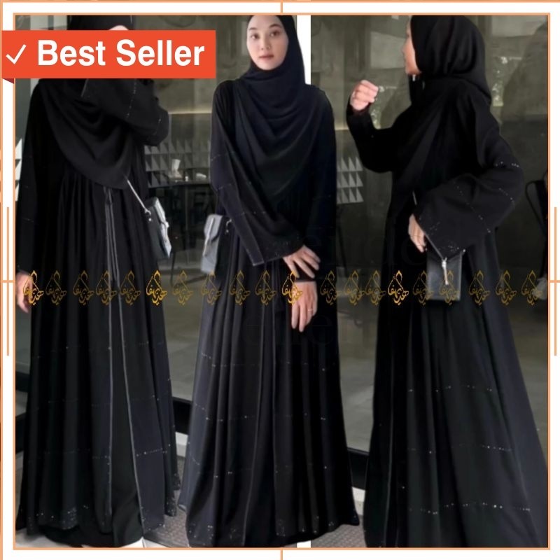 Abaya Muslim Murah Baju Lebaran Premium kekinian / Abaya Basic Terbaru Abaya Syari Umroh Gamis Turki