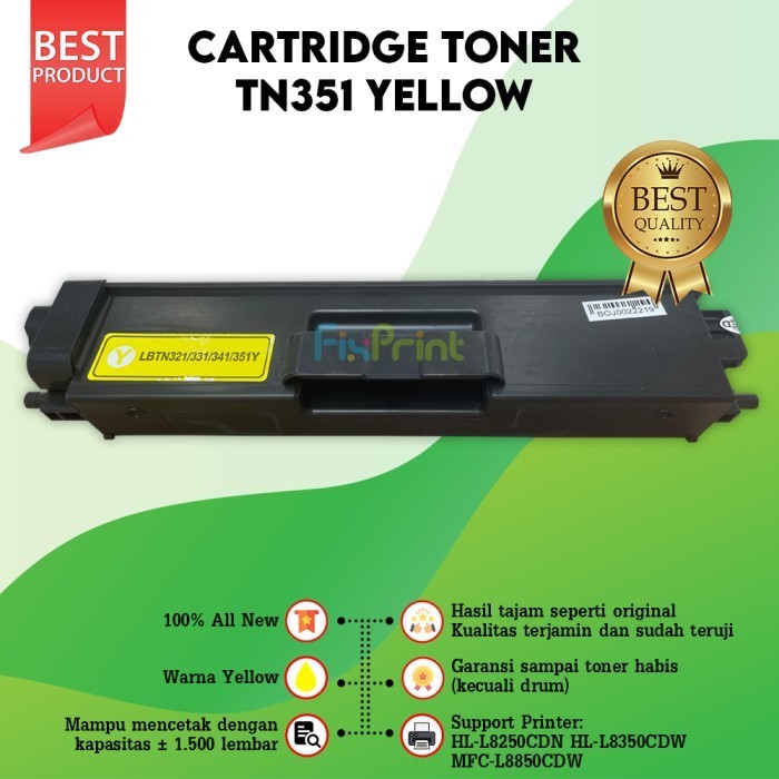 Cartridge Toner Compatible TN 351 TN351 Brothr MFC-L8850CDW L8600CDW  HL-L8350CDW