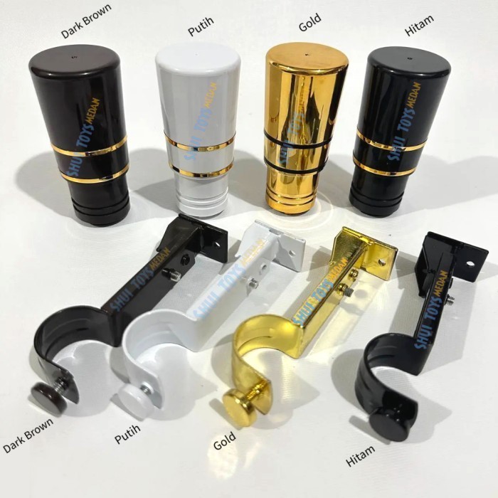 Endcup Minimalis/End cup Minimalis/ Bracket Tiang Gorden / Kaki Gorden