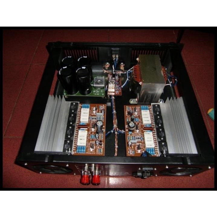Power Amplifier Rakitan 600 Watts Ampli Rakitan Profesional Out/Indoor