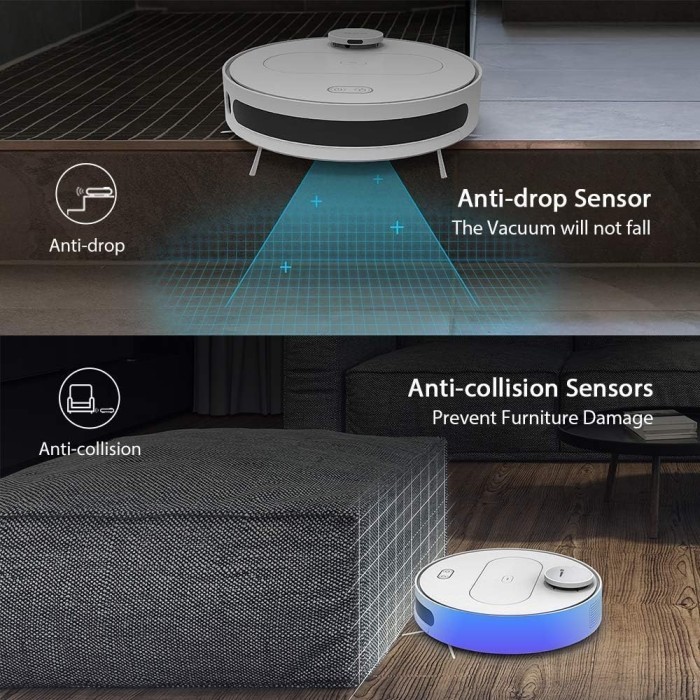 360 Smart Life Robot Vacuum Cleaner S6 LDS Navigation 1800pa