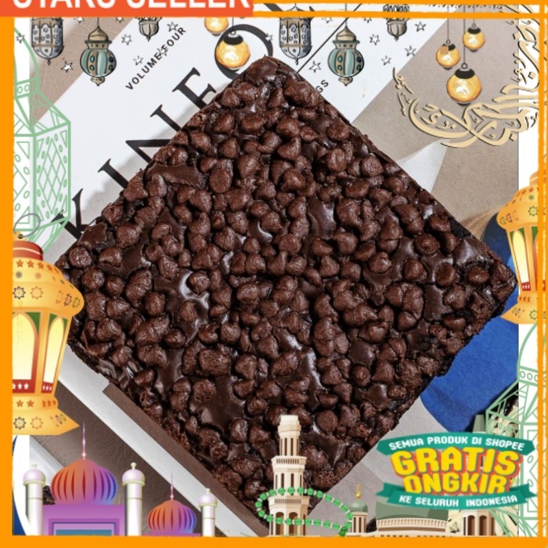 

FUDGY BROWNIS CHOCO CHIPS PREMIUM UK. 10X10CM/ King J Snack