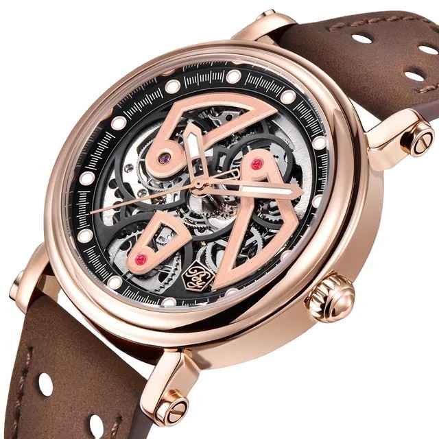 BENYAR Jam Tangan BY-5202 Baru 2024 Jam Tangan Pria Olahraga Mekanik Mewah Modis Klasik Tahan Air un