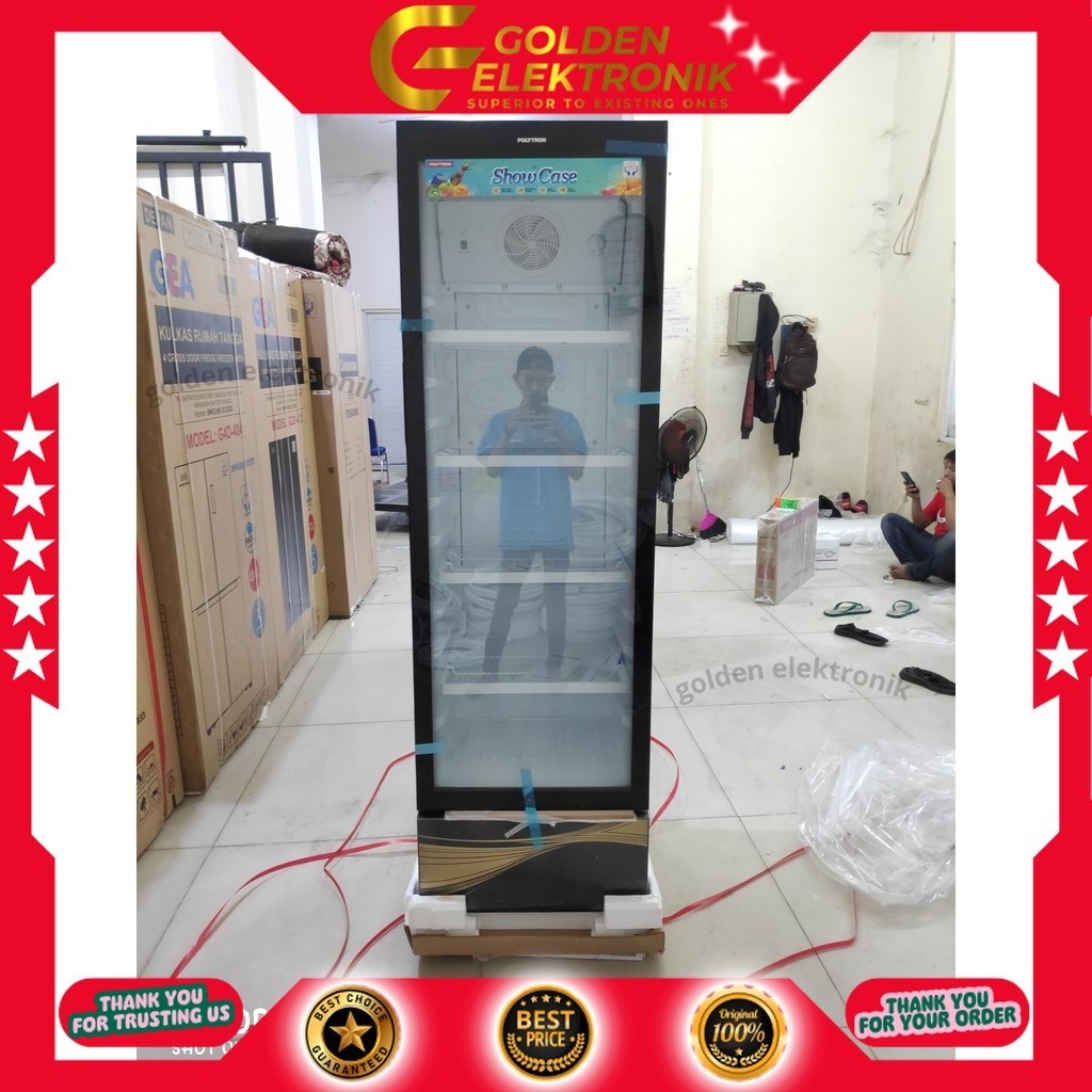 SHOWCASE POLYTRON SCN-237 SCN237 SCN 237 230 LITER BLACK NEW SERIES