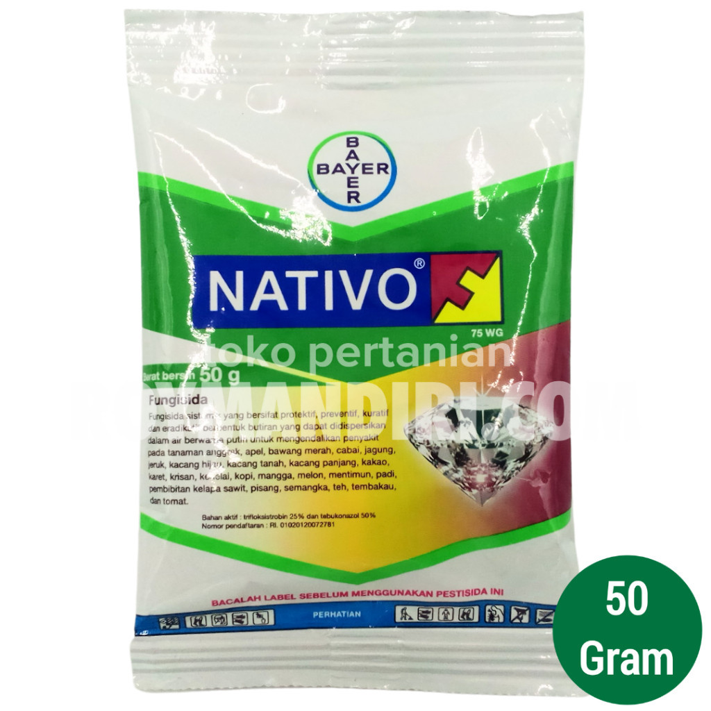 FUNGISIDA SISTEMIK NATIVO 75WG - 50 GRAM