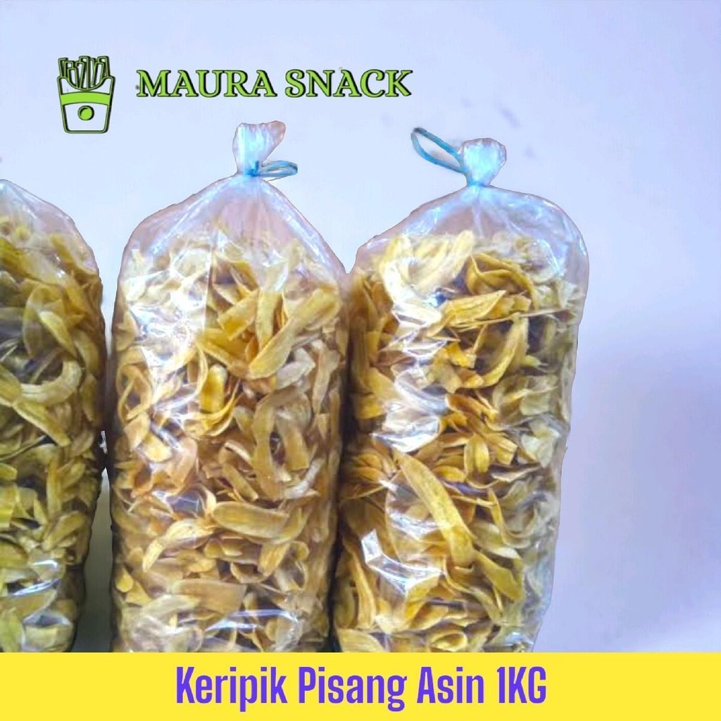 

Keripik Pisang Asin 1Kg renyah Camilan Food Snack Makanan Cemilan