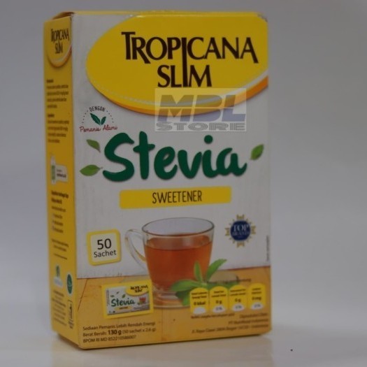 

Tropicana slim Stevia Sweetener isi 50