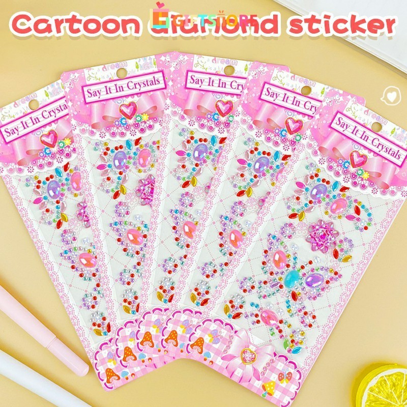 

✨COD Stiker Anak Berlian,Stiker Kristal Batu Permata, Dekorasi DIY Kreatif,Hadiah Taman Kanak-kanak-GS