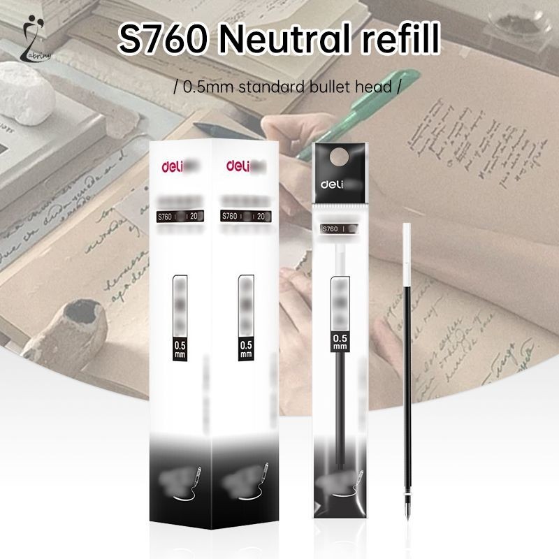 

Hitam Merah Inti Pena Pulpen 0.5mm Inti Pena Air Perlengkapan Kantor Z