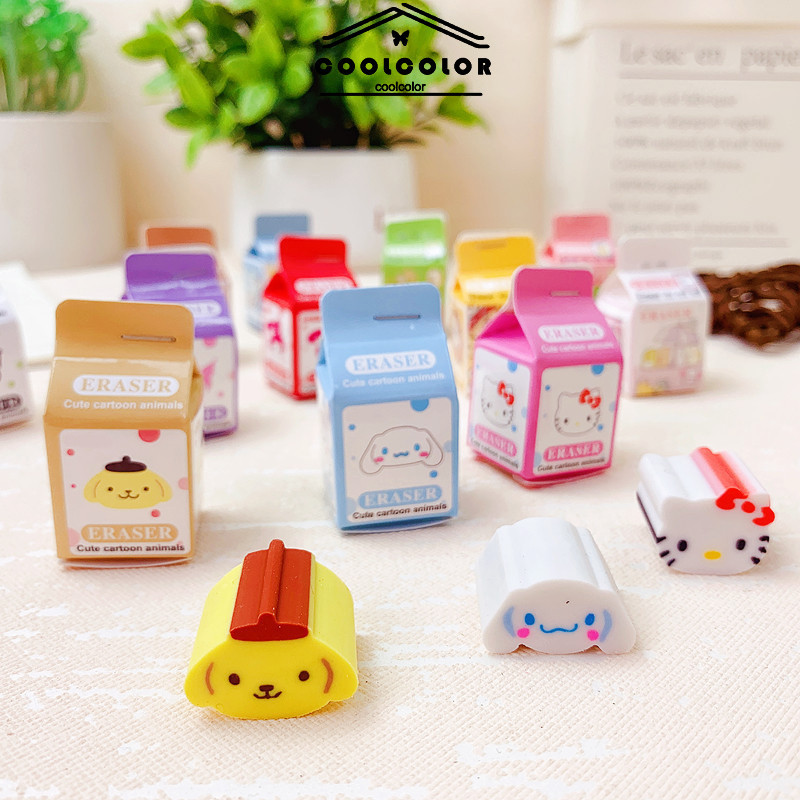 

COD❤️Penghapus kartun Sanrio menghilangkan puing-puing karet mulus penghapus-cl