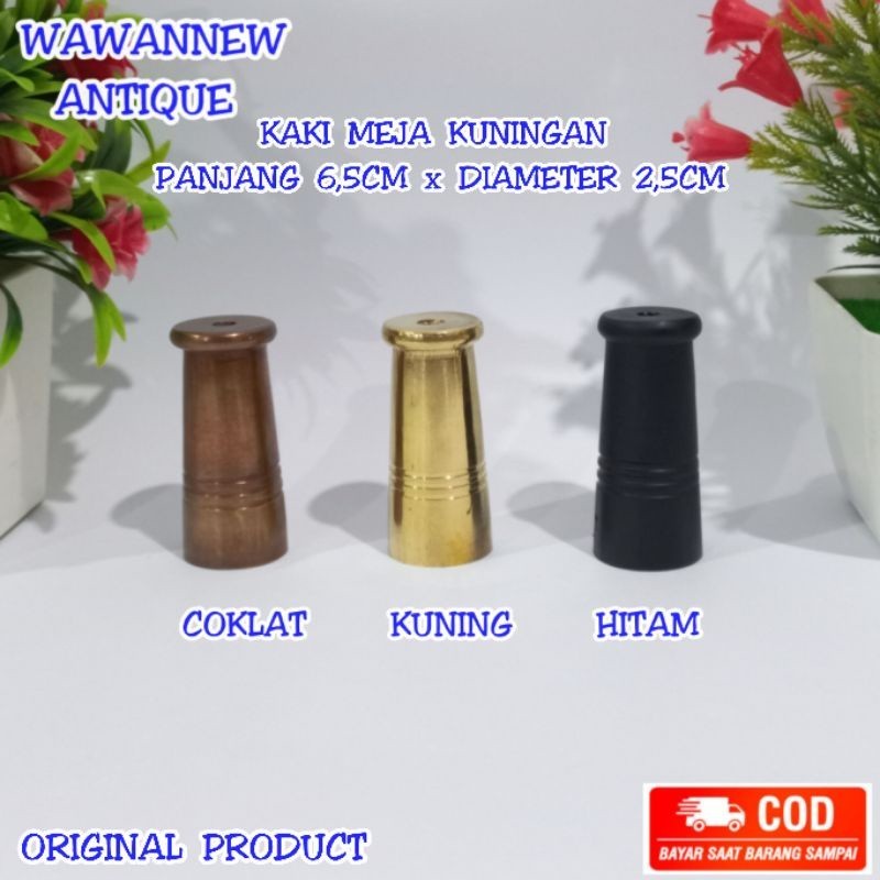 Alas Kaki Kursi Alas Kaki Meja Kuningan Lemari Kuningan Brass Table Antique 1 pcs