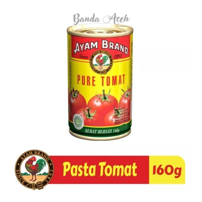 

(Aceh) Ayam Brand - Tomat Puree Kaleng 160gr