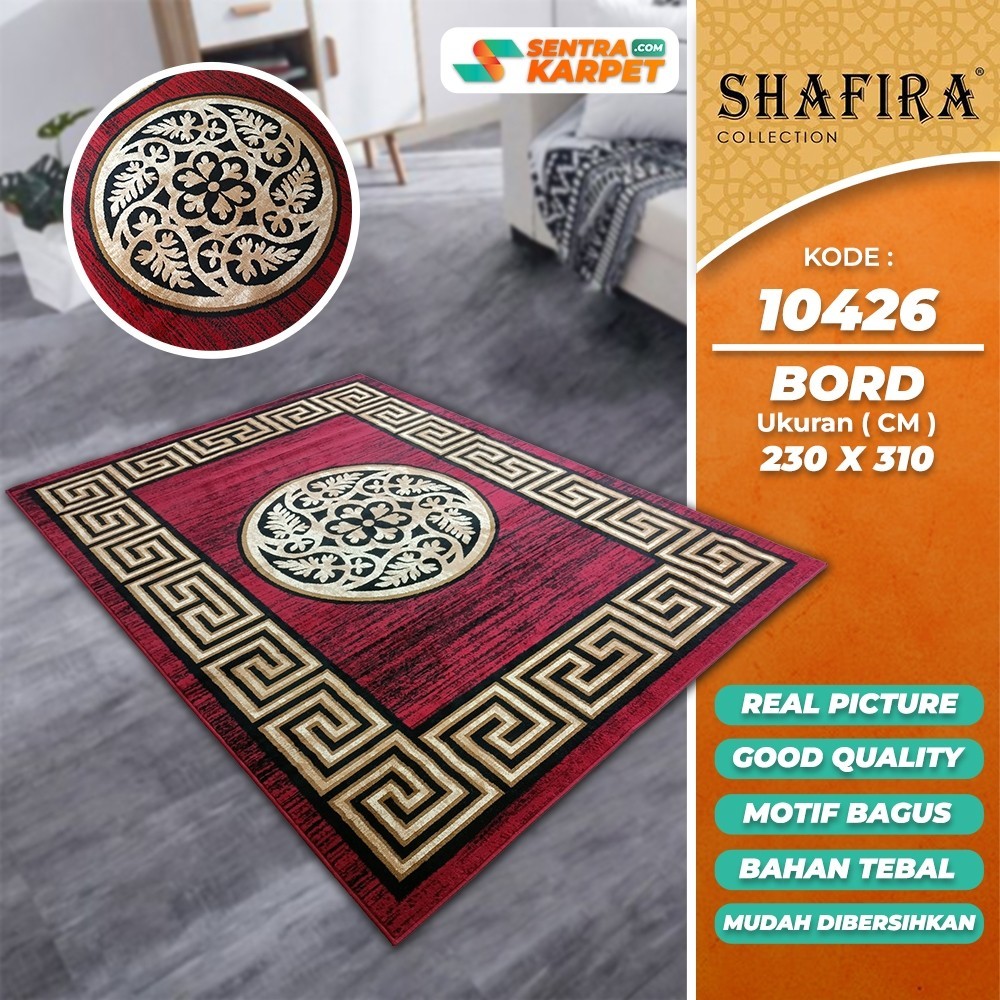 karpet Rumah Permadani Shafira 10426 Bord 230 x 310 CM | Sentra Karpet | Limited Stock