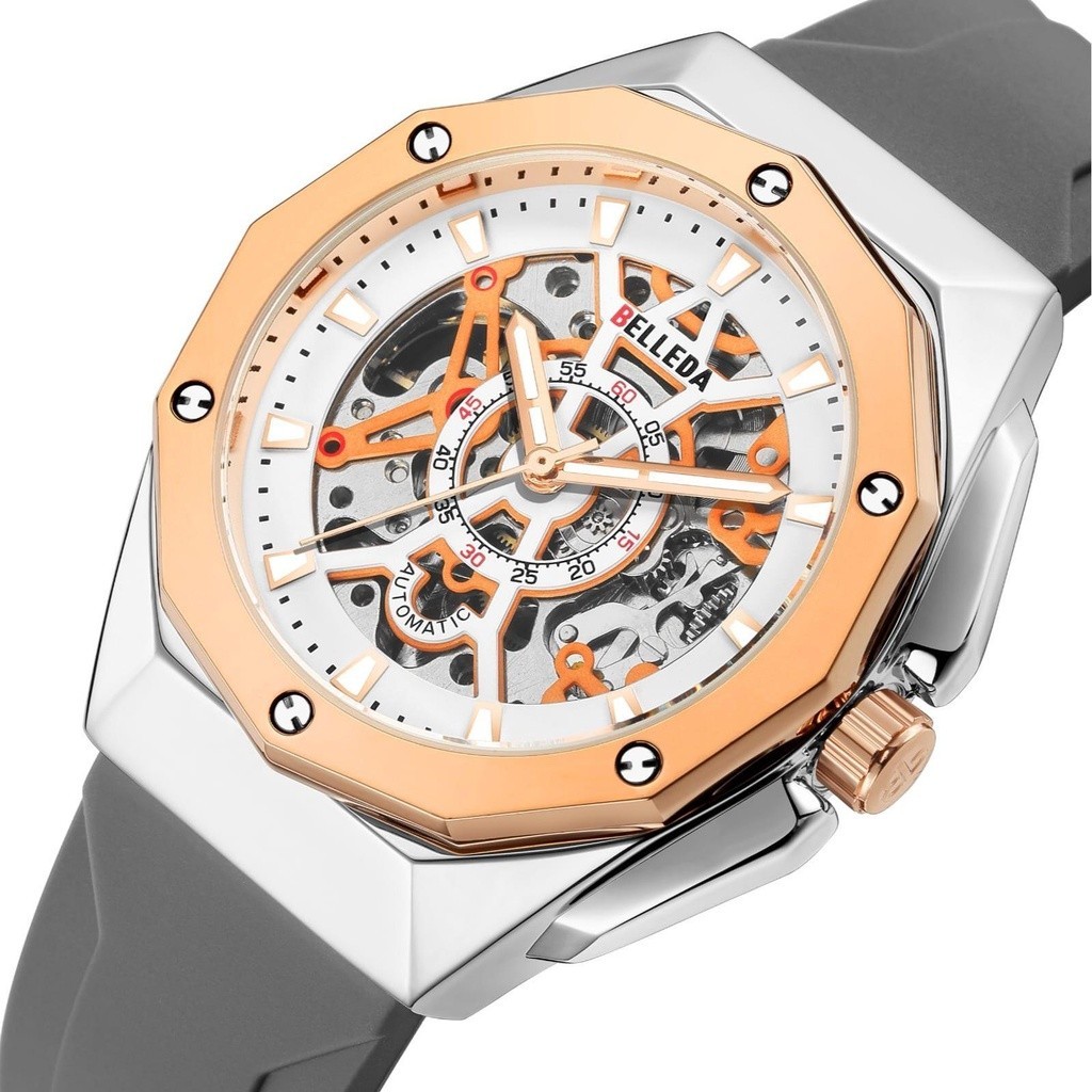 TERFAVORIT 12.12 BUY 1 GET 1  BELLEDA 9476 Jam Tangan Pria RUBBER,COD